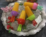 A picture of step 3 of Mango Ice-Lolly.