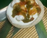 A picture of step 10 of Dahi Bhalla.