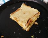A picture of step 3 of Sandwich bread dhokla.