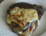 Foto del paso 6 de la receta: Abanico de berenjena con tomate y queso