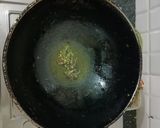A picture of step 1 of Aloo sabji.