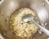 A picture of step 2 of Paneer cashew,peas in white gravy.