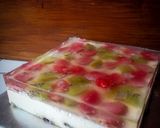 Foto langkah ke 7 dari resep Fruit jelly cheesecake oreo puding.