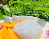 Hình bước làm 1 của món Xôi xoài thái lan