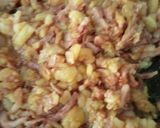 Foto del paso 3 de la receta: Calabacines rellenos de patata, calabacín y bacon