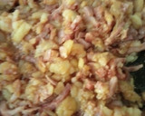 Foto del paso 3 de la receta: Calabacines rellenos de patata, calabacín y bacon