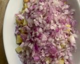 A picture of step 2 of Mix plate with channa (chickpea)and maash daal barey).