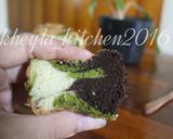 Foto langkah ke 23 dari resep Cake Nutrijell army / Bolu Nutrijell / Cake motif tentara.