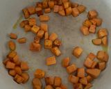 Foto del paso 2 de la receta: Sopa de boniato, guisantes, salmón y miso blanco !!!