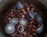 A picture of step 2 of Pweza stew.