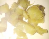 A picture of step 2 of Sweet potato and grilled potato chaat.
