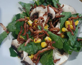 Foto del paso 11 de la receta: Ensalada de espinacas con tocino crujiente