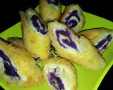Foto langkah ke 9 dari resep Ubi ungu di dalam roti tawar.