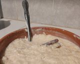 A picture of step 6 of Arroz con leche.