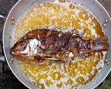 A picture of step 4 of Stuffed green masala fried fish#+3ingredientschallenge.