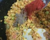 A picture of step 3 of Veg Keema Masala.