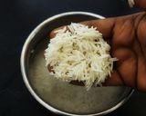 A picture of step 2 of Schezwan fried rice.