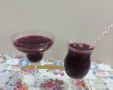 A picture of step 4 of Beetroot blueberry smoothie- recipe to boost and detox our body.