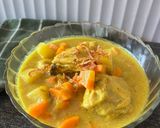 Foto langkah ke 7 dari resep Opor Ayam Kentang Wortel.