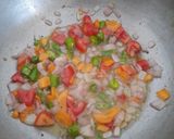 A picture of step 2 of Daliya upma.