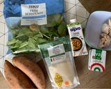 Édesburgonyás szósz, tésztával 🌿vegán recept fázis 1 fotója