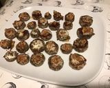 Une image de l'étape 6 de Champignons bruns farcis tomates séchées,mozzarella di buffala et basilic.