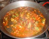Foto del paso 5 de la receta Paella de alcachofas y bacalao