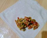 A picture of step 6 of Vegetables Roll.
