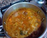 Foto del paso 18 de la receta Garbanzos y langostinos con reducción de las cabezas