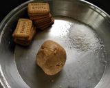 A picture of step 2 of Instant biscuit Modak.
