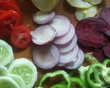 A picture of step 1 of Bombay Chapati Sandwich.