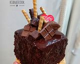 عکس مرحله 2 از دستور ❤️کیک شکلاتی(تولد گل پسرم)🥳💝💞