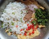 A picture of step 1 of Chickpeas Tikki (protein-rich tiffin).