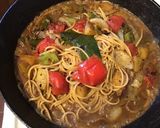 A picture of step 2 of California Farm Chinese Spaghetti.