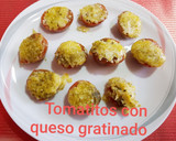 Foto del paso 5 de la receta: Tomatitos kumato con queso gratinado