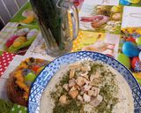 Fokhagyma krémleves medvehagymával NAGYPÈNTEKI LEVES recept fázis 7 fotója