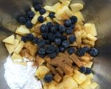 A picture of step 2 of Really Healthy Apple Crumble.