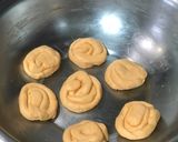 A picture of step 5 of Chhana'r Jilapi or Chhena (Paneer) Jalebis.