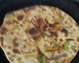 A picture of step 4 of Mutter _Masala Parantha.