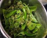A picture of step 1 of Green chutney for sandwich.