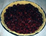 Meggyes pudingos rácsos pite recept fázis 6 fotója