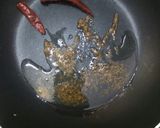 A picture of step 3 of Fry dal with Roti for Lunch.