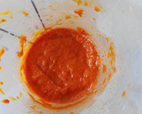 Foto del paso 4 de la receta: Espaguetis con salsa de pimientos asados y soja texturizada