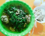 Hình bước làm 1 của món Canh Rau Cua Đồng