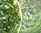 A picture of step 1 of Spinach and Yogurt soup.