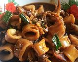 Foto langkah ke 5 dari resep Cumi Saus Tiram.