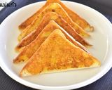 รูปขั้นตอนการทำที่ 8 ของ ขนมปังปิ้งหน้าชีส Cheese Toast (ชีสโทสต์)