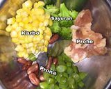 Foto langkah ke 1 dari resep Mpasi 7m+ Menu 4 Bintang (Bubur Jagung campur).