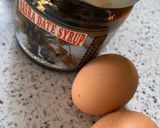 A picture of step 1 of Eggs with dates syrup for breakfast.