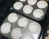 A picture of step 1 of Red velvet cupcakes🤤.